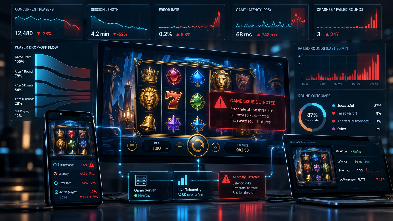 Hoe online casino’s zien dat een game slecht presteert voordat spelers klagen